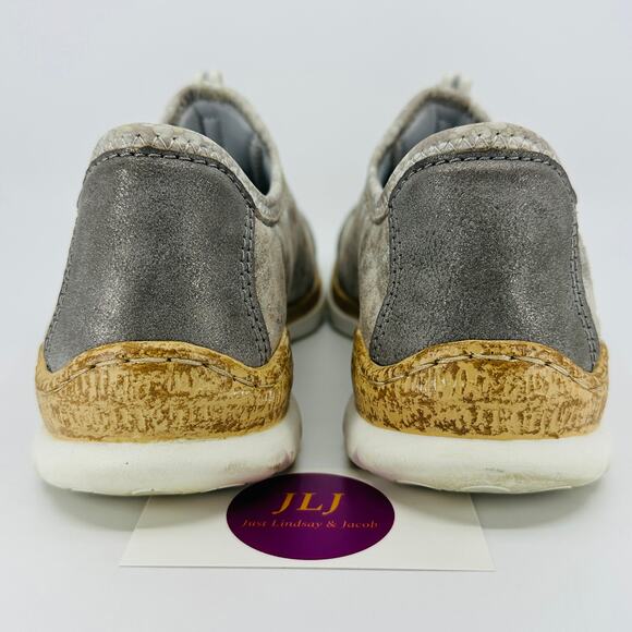 Rieker Women's Nikita N42K6 Gray Slip On Comfort Sneakers Size 42 EU/ 10-10.5 US - Picture 6 of 12